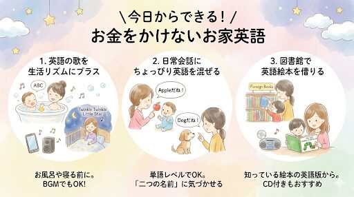 お金をかけない英会話のアイキャッチ