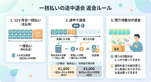 退会ルールの図解